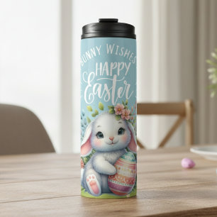 Some Bunny Wishes You A Happy Easter Cute Thermal Tumbler