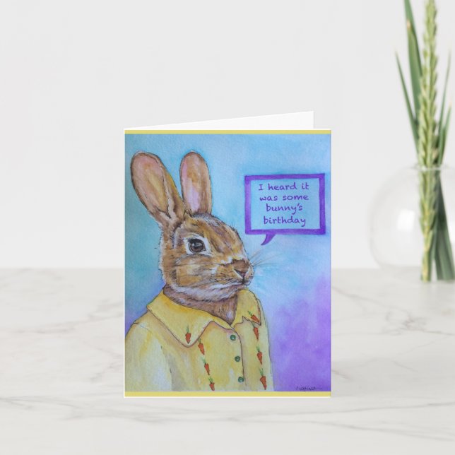Some Bunny's Birthday Card (Front)