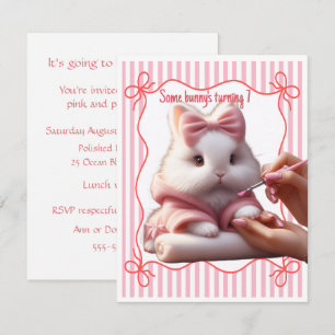 Some Bunny's Birthday Digital Download Invitation