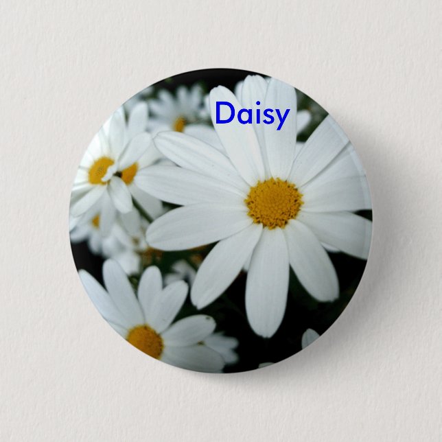 Some Daisies 2 Inch Round Button (Front)