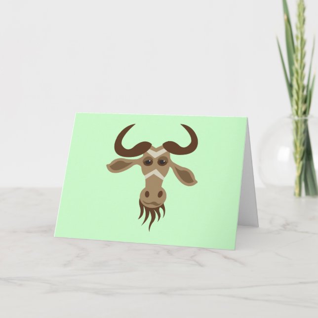Some Gnu Stuff_Gary Gnu_Happy Gnu Year! Holiday Card (Front)