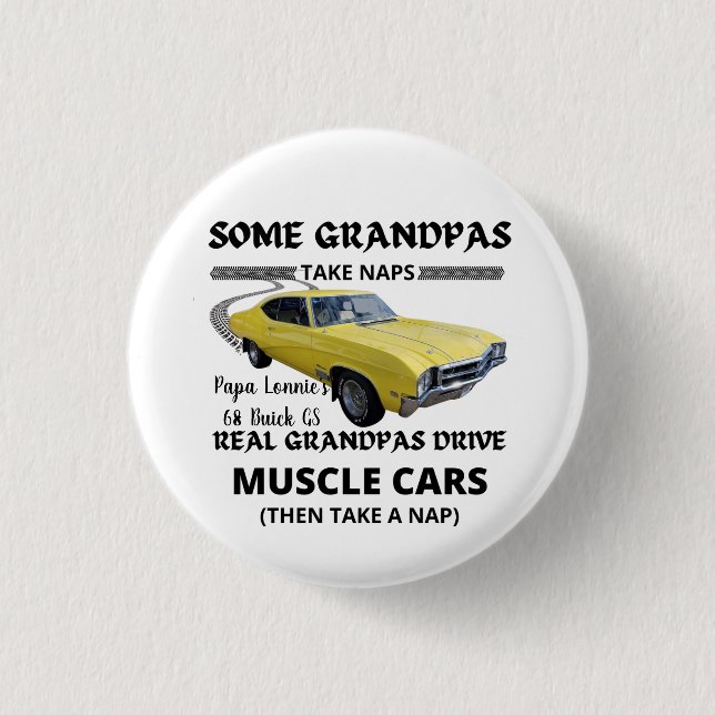 Some Grandpas   1 Inch Round Button (Front)