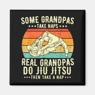 Some Grandpas Take Naps Real Grandpas Do Brazilian Magnet