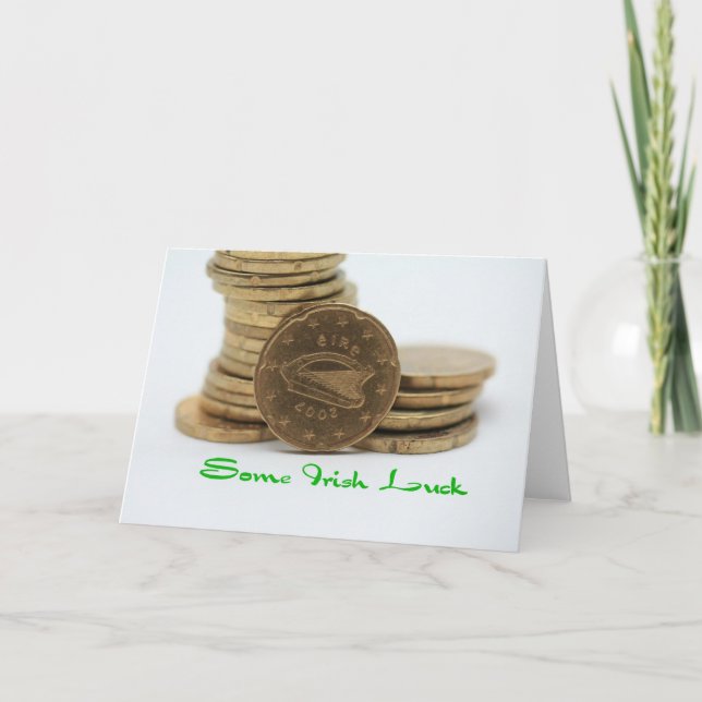 some Irish luck Card (Front)
