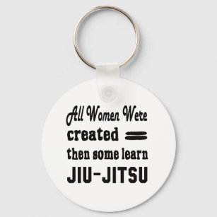 Some learn Jiu-Jitsu. Keychain