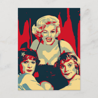 Some like it hot Pop Art Postcard
