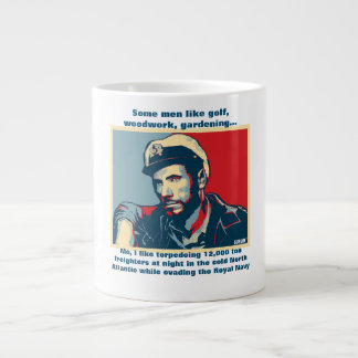 Some men like golf... I like Torpedoing Ships Large Coffee Mug