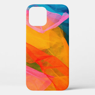 Some multicolored fabric. background,colour,craft, iPhone 12 case