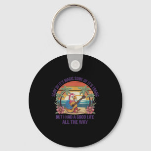 Some Of It's Magic Some Of Its Tragic Parrot Funny Keychain