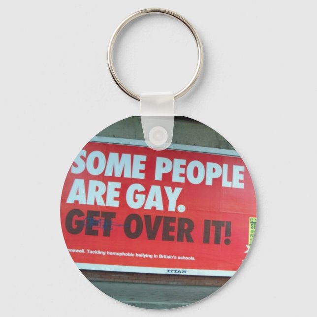 some people are gay keychain (Front)