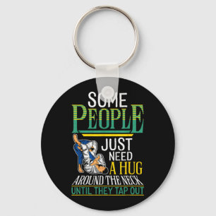 Some People Need A Hug Around The Neck Brazilian Keychain