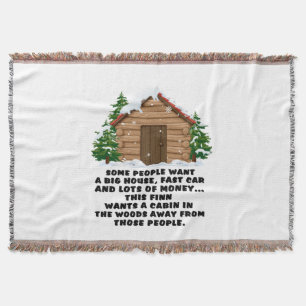 Some People Want A Big House Beautiful Christmas Throw Blanket