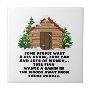 Some People Want A Big House Beautiful Christmas Tile