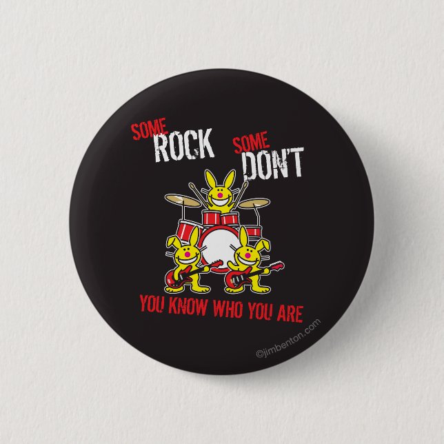 Some Rock 2 Inch Round Button (Front)