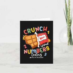 Some Rock The Number Today Teacher Test Day Card