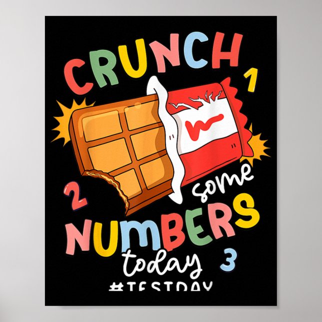 Some Rock The Number Today Teacher Test Day  Poster (Front)