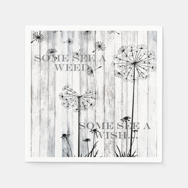 Some See A Weed Napkin (Front)