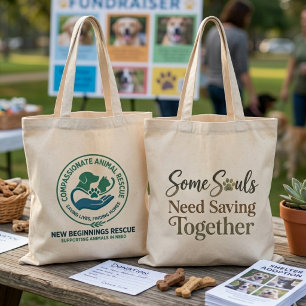 Some Souls Need Saving Together Rescue Event Tote Bag