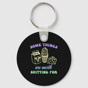 Some Things Are Worth Ting For Funny Apparel Keychain