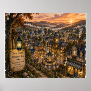 Some Towns Remember You, Plate RH-WC-015 Poster