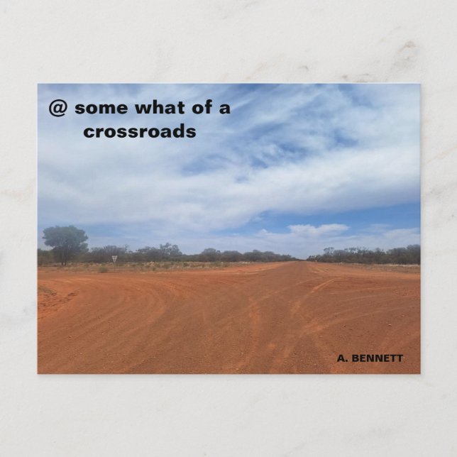 @ some what of a crossroads postcard (Front)