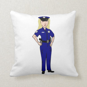 Some Women Clean House Police Officer Humour Throw Pillow
