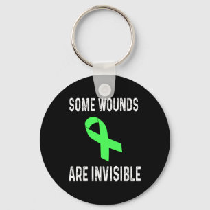 Some Wounds Are Invisible Mental Health Awareness Keychain