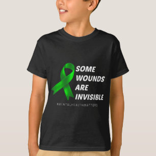 Some Wounds Are Invisible Mental Health Awareness T-Shirt