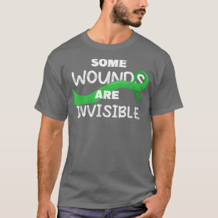 Some Wounds Are Invisible Ribbon Mental Health Awa T-Shirt