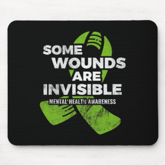 Some Wounds Invisible Mental Health Awareness Psyc Mouse Pad