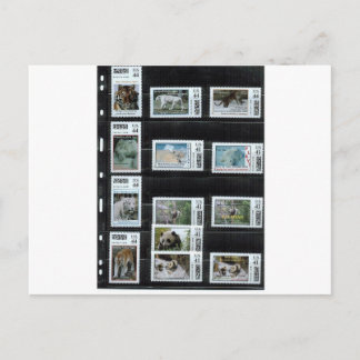 Some Zazzle custom stamps by dorinco Postcard