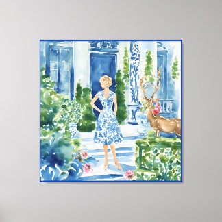 Somebody ate all the roses canvas print