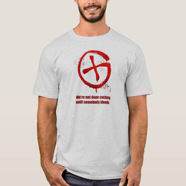 Somebody bleeds t-shirt (Front)