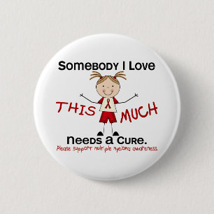 Somebody I Love - Multiple Myeloma (Girl) 2 Inch Round Button