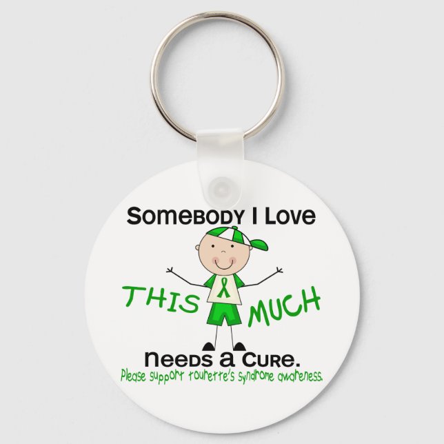 Somebody I Love - Tourettes Syndrome (Boy) Keychain (Front)