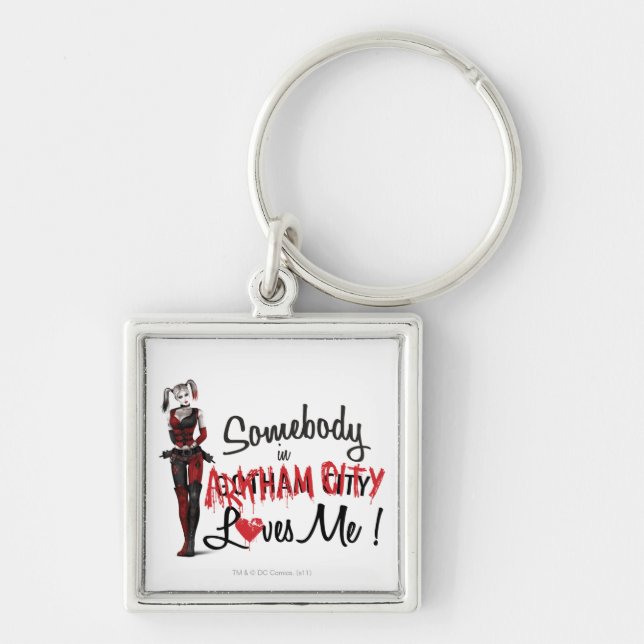 Somebody in AC Loves Me - Harley Keychain (Front)