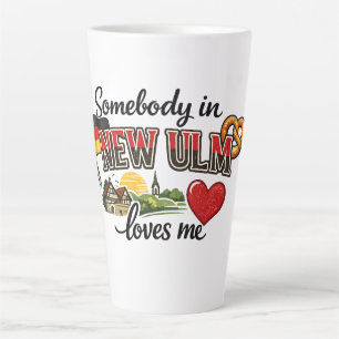 Somebody in New Ulm Loves Me   German Heritage Mug