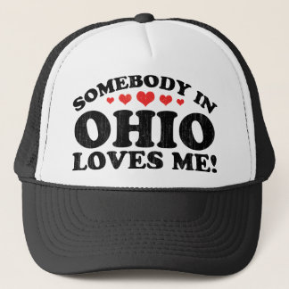 Somebody In Ohio Vintage Trucker Hat