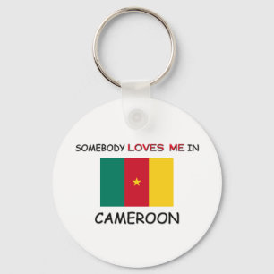 Somebody Loves Me In CAMEROON Keychain