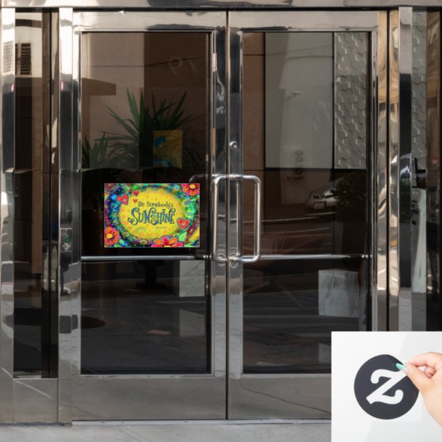 Somebody’s Sunshine “Inspirivity” Window Cling (Office Door)