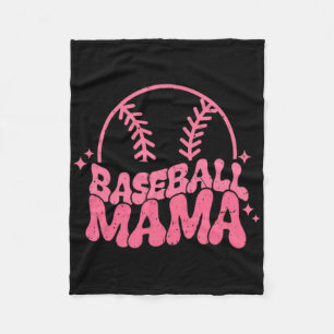 Somebody's Loud Mouth Bysebyll Mama Groovy Mother Fleece Blanket