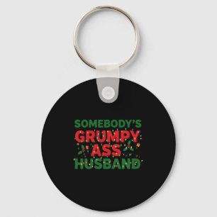 Somebody's Mpy Husband Christmas Shirt _ Funny Xma Keychain
