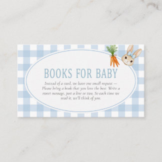 Somebunny Baby Shower Books for Baby Enclosure Card