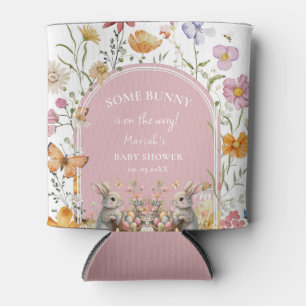 SomeBunny Easter Wildflower Baby Shower Can Cooler