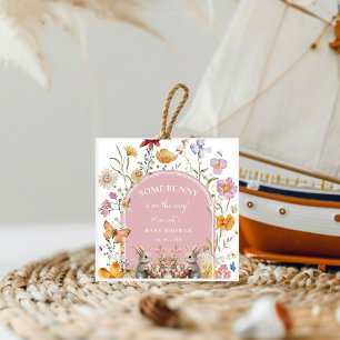 SomeBunny Easter Wildflower Baby Shower Favour Tags