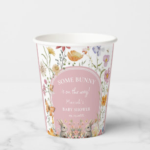 SomeBunny Easter Wildflower Baby Shower Paper Cups