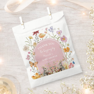 SomeBunny Easter Wildflower Baby Shower Thank You Favour Bag