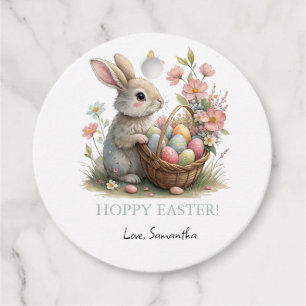 SomeBunny Easter Wildflower Hoppy Easter Favour Tags