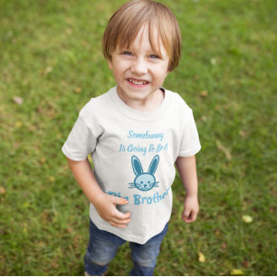 Somebunny Is Going To Be A Big Brother Toddler T-shirt