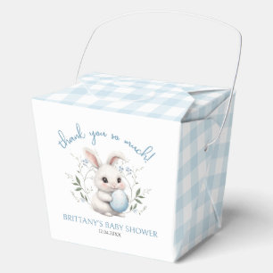 Somebunny is on the Way Boy Easter Baby Shower  Favor Box